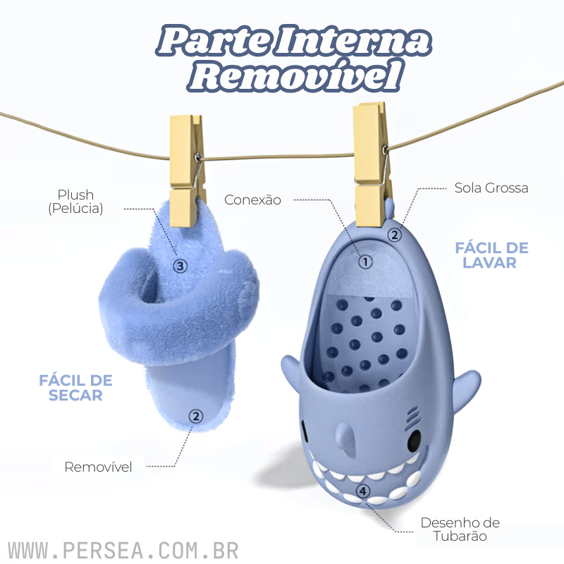 Pantufas de Tubarão | Conforto e Diversão em um Design Único